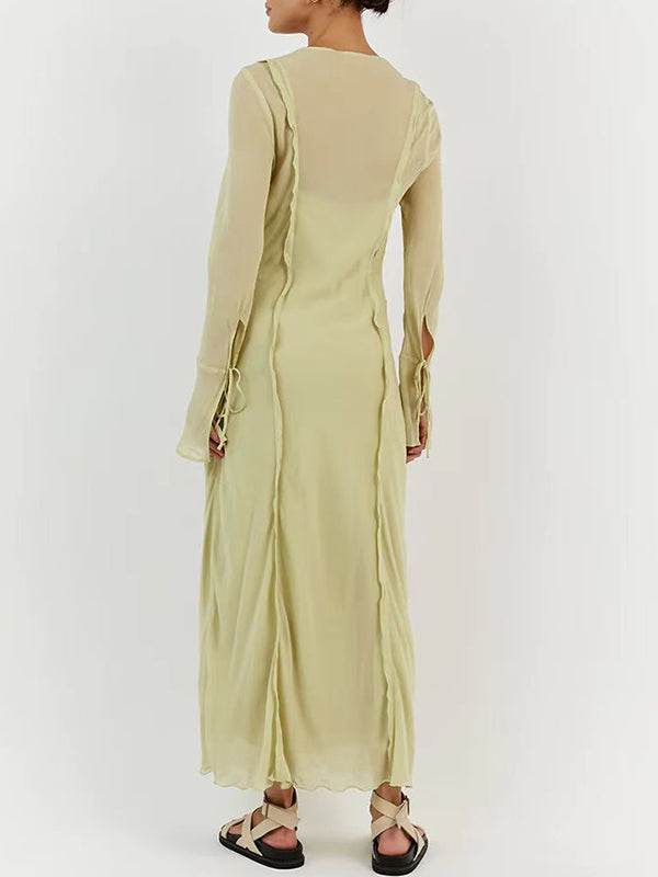 Mumsmode Zwangerschaps Bodycon Jurken Elegant Ceremonie Ruches Zijsplit Transparent Maxi Jurken