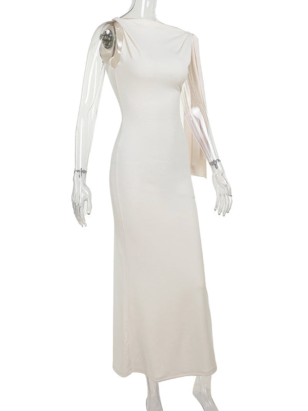 Mumsmode Zwangerchaps Bodycon Jurken Elegante Ceremonie Asymmetrische  Gedrapeerd Maxi Jurken
