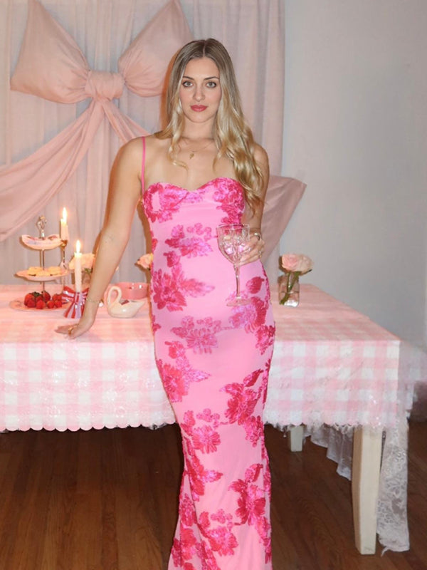 Mumsmode Zwangerchaps Maxi Babyshower Jurk Roze