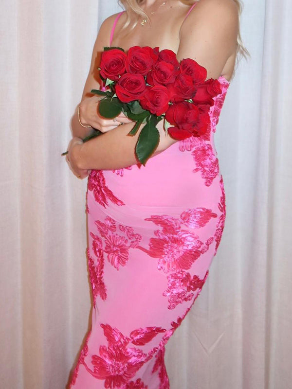Mumsmode Zwangerchaps Maxi Babyshower Jurk Roze