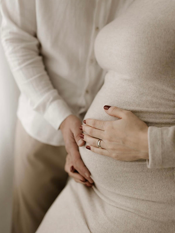 Mumsmode Zwangerchaps Maxijurk Bodycon Abrikoos