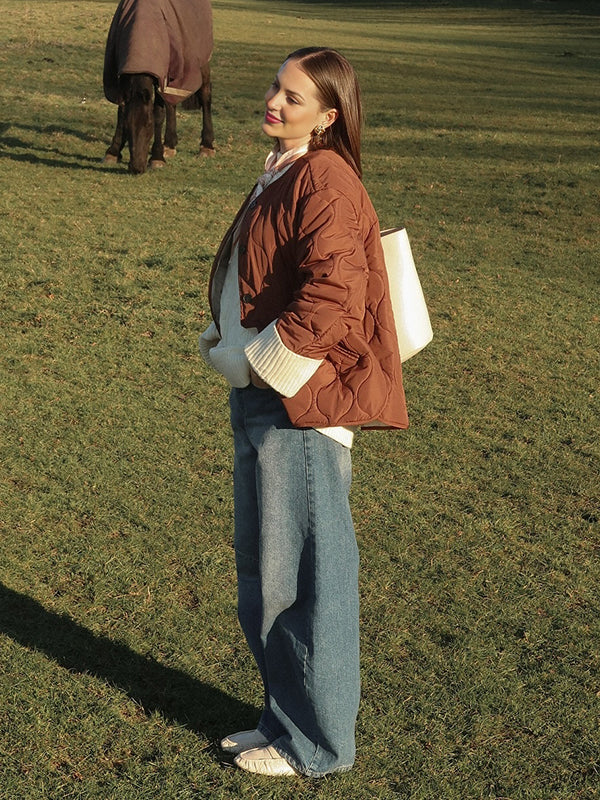 Mumsmode Zwangerschaps Gewatteerde Jassen Dagelijks Gewatteerd Zakken Enkele Borst