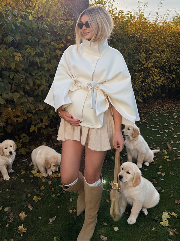 Mumsmode Zwangerschaps Kaap Chique Dagelijks Riem Enkele Borst Zwangerschapsjassen