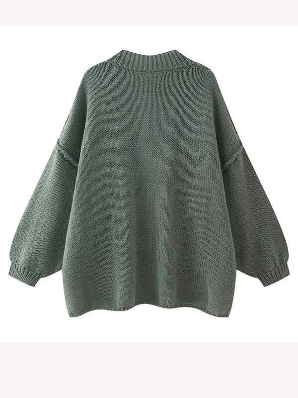 Mumsmode Zwangerschapsvesten Dagelijks Enkele Borst Gebreide Vintage