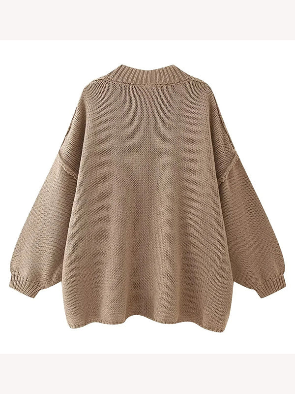 Mumsmode Zwangerschapsvesten Dagelijks Enkele Borst Gebreide Vintage