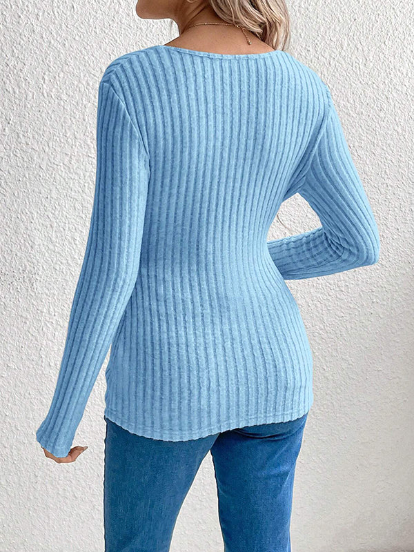 Mumsmode Zwangerschaps T-shirts Vrije Tijd Dagelijks Gestreept Riem Vlinderdas Onregelmatig