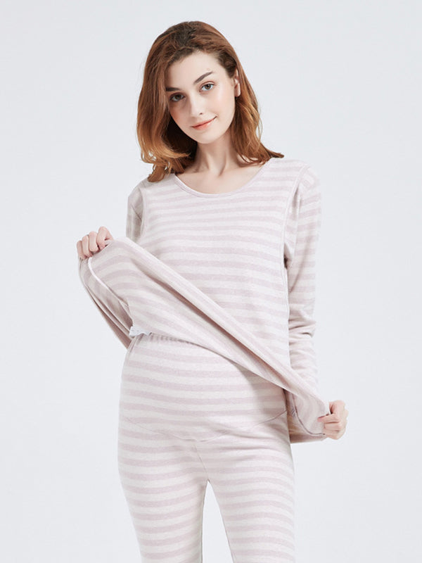 Mumsmode Zwangerschaps Borstvoedingshirts Dagelijks Comfortabel Gestreept Patchwork