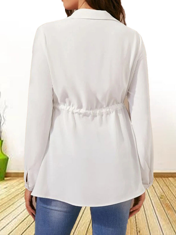Mumsmode Zwangerschaps Borstvoedingshirts Dagelijks Koord Enkele Borst