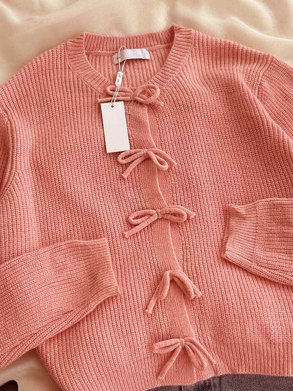 Mumsmode Zwangerschapsvesten Schattig Gebreide Harig Vlinderdas