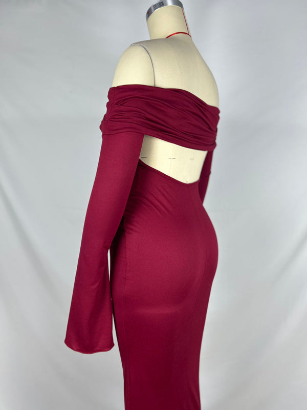 Mumsmode Zwangerschaps Bodycon Jurken Elegant Ceremonie Rugloos Zeemeermin Off Shoulder Maxi Jurken