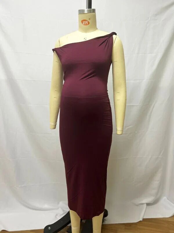 Mumsmode Zwangerchap Bodycon Jurken Elegant Ceremonie Cocktail Gekreukt Boot Nek Maxi Jurken