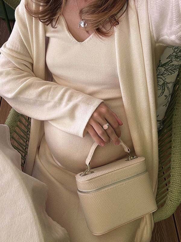 Mumsmode Zwangerschaps Maxi Daily Jurk Chique Dagelijks 2-in-1 Spaghetti Zwangerschapsvesten